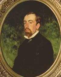 Porträt von Vasiliy Polenov, 1877